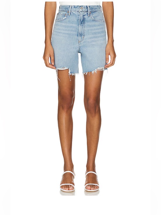 Agolde Pants - Agolde Stella High-Rise Denim Shorts - Agreement - size 27